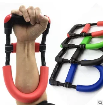 עיצוב חדש ABS פלדה באביב אימון התנגדות מתכווננת אחיזת היד StrengthenerTrainer על הזרוע, פרק כף היד, האצבע תרגילים